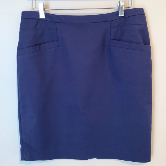 H&M size 10 navy skirt - Picture 2 of 10